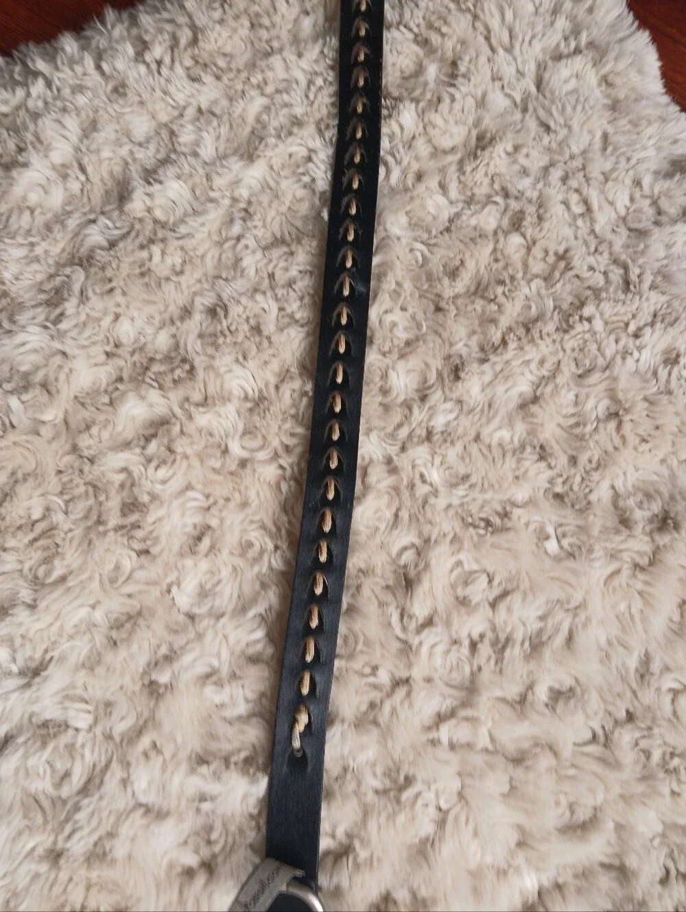 Fossil black braided